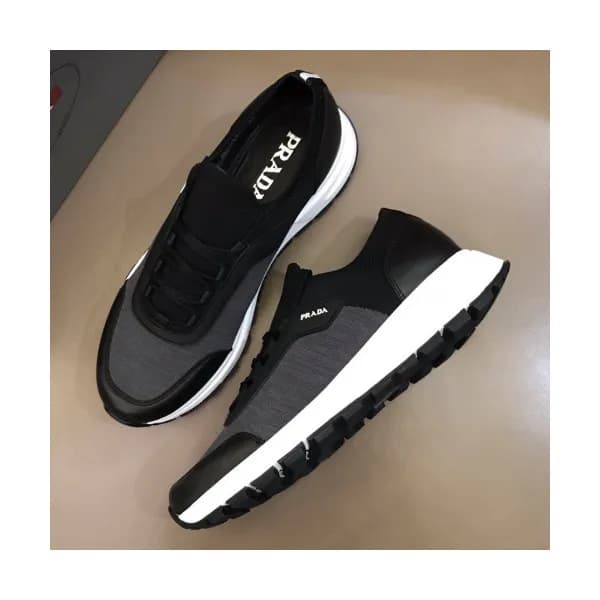 Prada 2019 Mens Casual Logo Leather Runner - 프라다… - 1