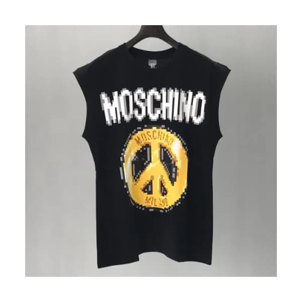 Moschino 2019 Mm/Wm Logo Crew -neck Cotton Short S… - 1
