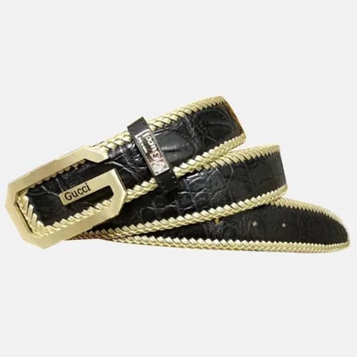 Gucci 2019 Mens Leather Belt - 구찌 2019 남성용 레더 벨트 G… - 1
