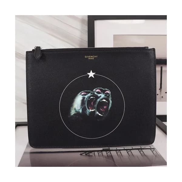 Givenchy 2019 Leather Clutch Bag,30cm - 지방시 2019 레… - 1