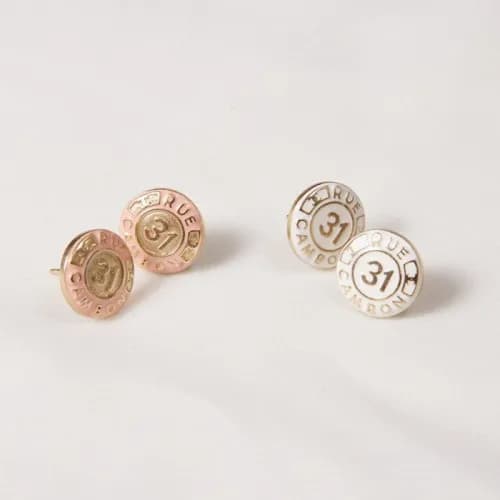 Chanel Earring -샤넬 여성 이어링 Cha0106.컬러(핑크,화이트) - 1