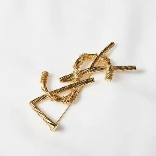 Saint Laurent Brooch -샤넬 브로치Sai0003.컬러(옐로우 골드)