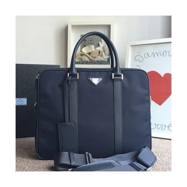 Prada 2019 Nylon Mens Business Bag,36CM - 프라다 2019… - 1