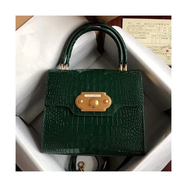 Dolce&Gabbana 2019 Leather Tote Shoulder Bag ,24CM… - 1