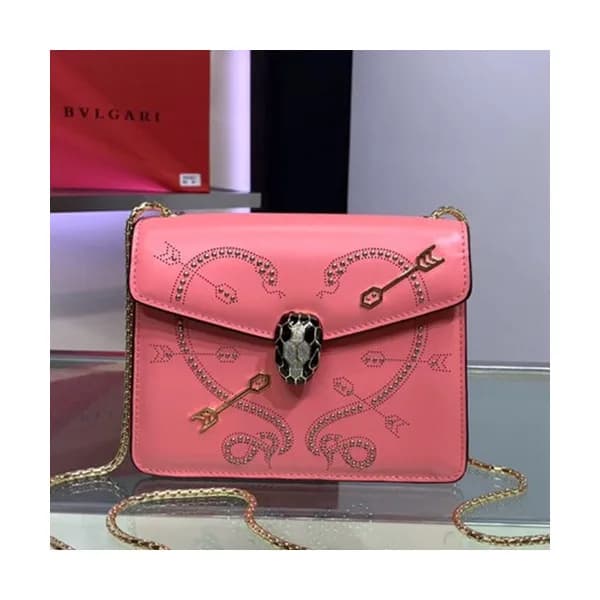 Bvlgari 2019 Serpenti Forever Chain Shoulder Bag,2… - 1