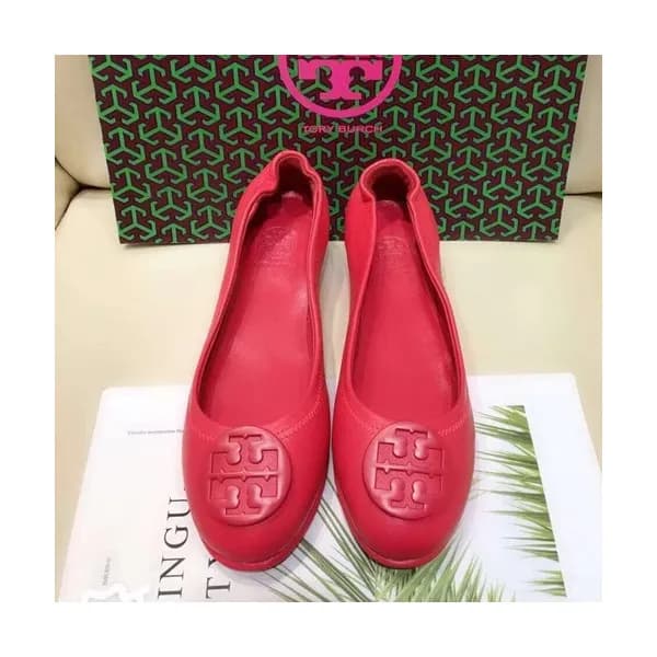 Tory Burch 2019 Ladies Initial Logo Leather Balle… - 1