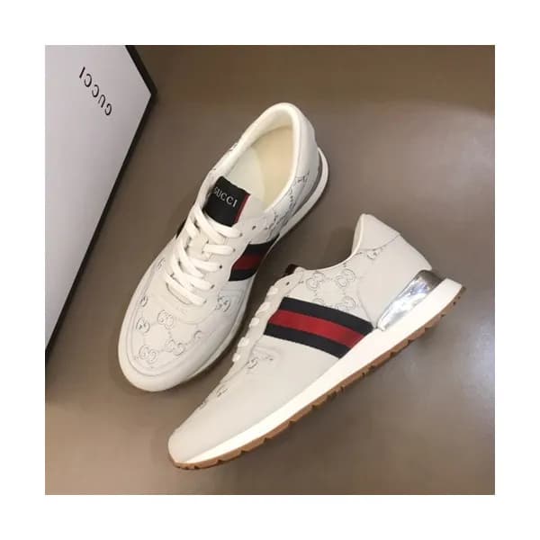 Gucci 2019 Mens Leather Sneakers - 구찌 2019 남성용 레더 … - 1