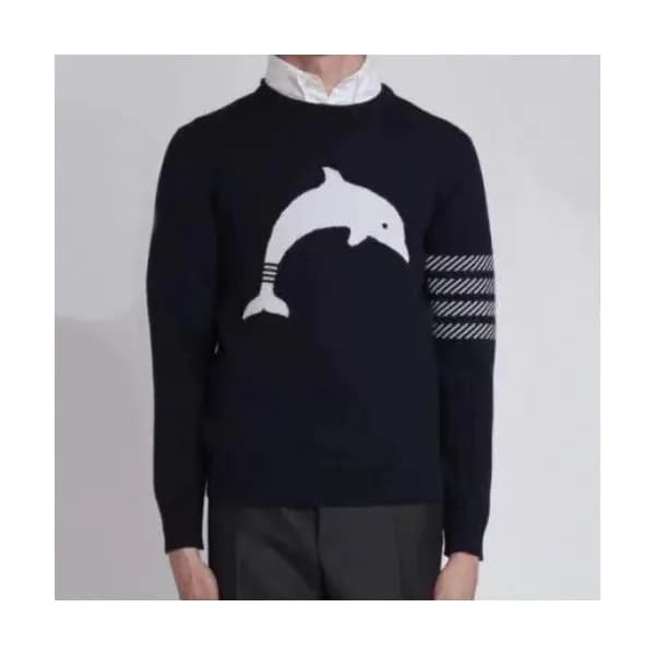 Thom Browne 2019 Mens Strap Crew-neck Sweater - 톰브… - 1