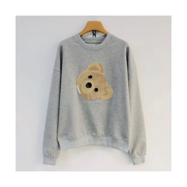 Palm Angels 2019 Mens Logo Teddy Bear Sweater - 팜 … - 1
