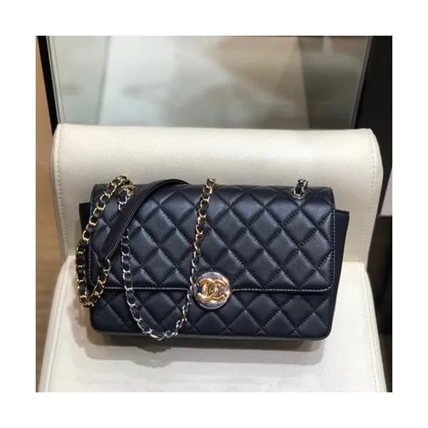Chanel 2019 Women Large Chain Shoulder Cross Bag,2… - 1