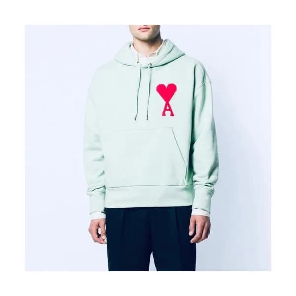 Ami 2019 Mens Logo Casual Cotton Hooded - 아미 2019 … - 1