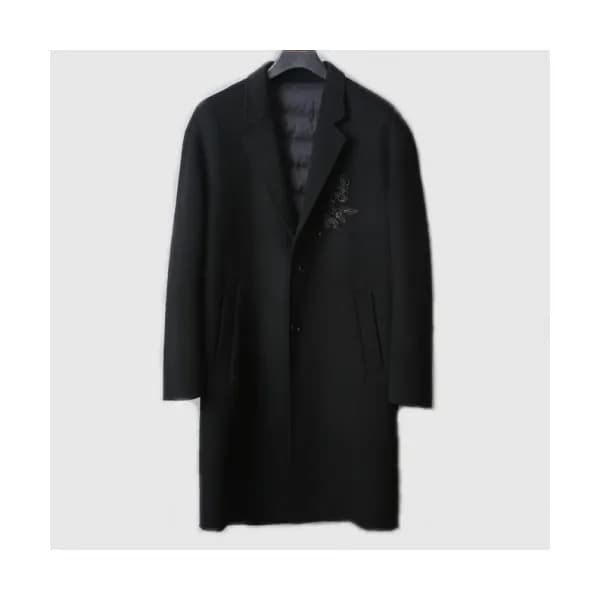Dolce&Gabbana 2019 Mens Logo Cashmere Down Coat - … - 1