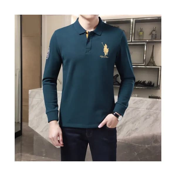 Polo 2019 Mens Logo Cotton Polo Man-to-man - 폴로 20… - 1