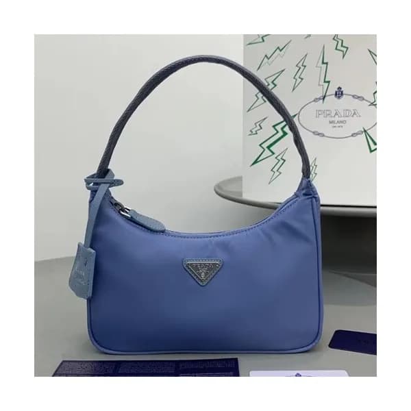 Prada 2019 Nylon Hobo Tote Shoulder Bag,22CM - 프라다… - 1