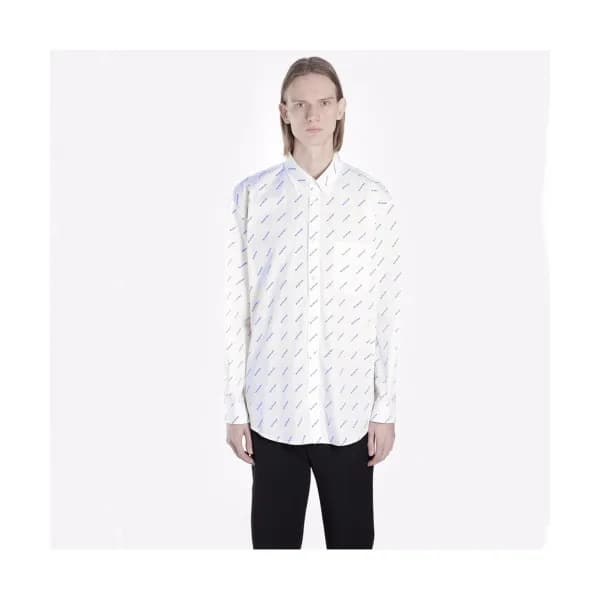 Balenciaga 2019 Mens Logo Cotton shirt - 발렌시아가 201… - 1