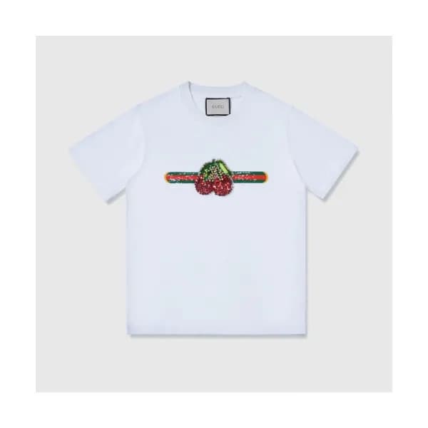 [매장판]Gucci 2019 Mm/Wm Logo Cotton Short Sleeved Ts… - 1