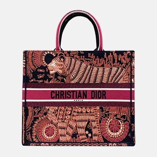 Dior 2019 Woman Canvas Book Tote Shopper Bag,41.5C… - 1