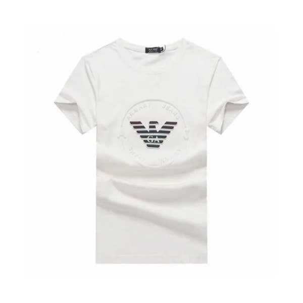 [알마니]Armani 2020 Mens Logo Silket Short Sleeved Ts… - 1