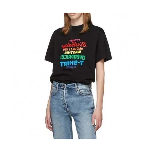 [베트멍]Vetements 2020 Mm/Wm Printing Logo Cotton Sho… - 1