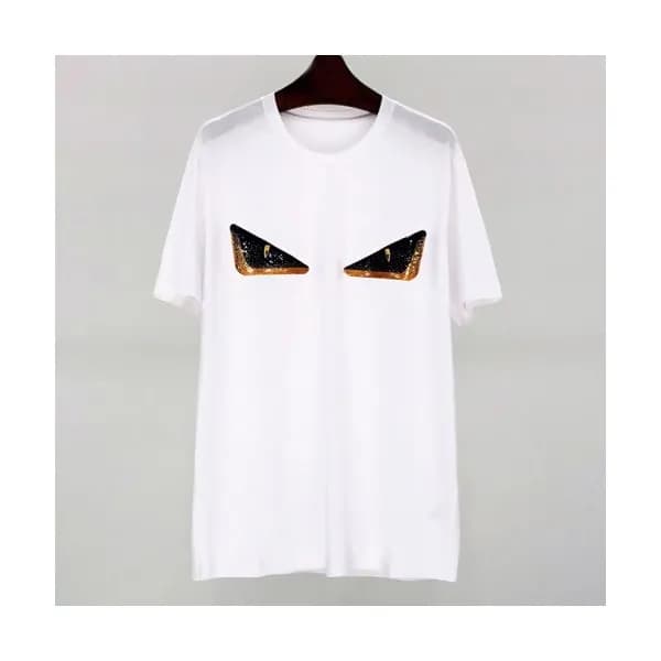 [펜디]Fendi 2020 Mens Logo Casual Short Sleeved Tshi… - 1