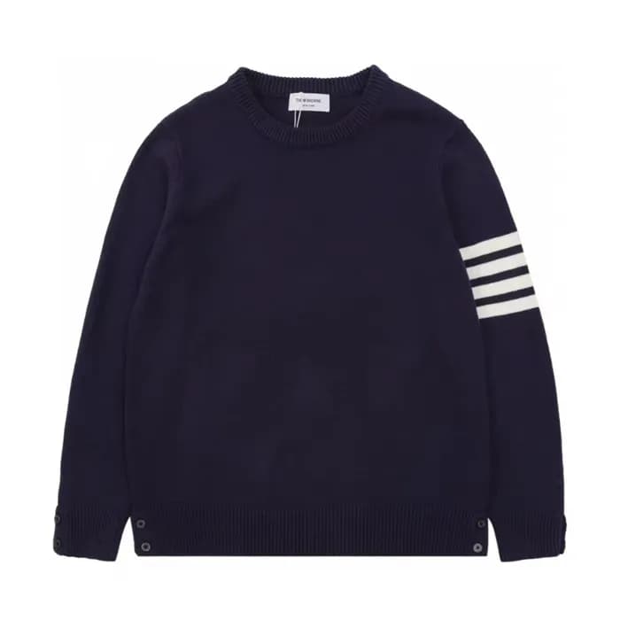 톰브라운 남성 네이비 니트 - Thom Browne Mens Navy Knits - th0…