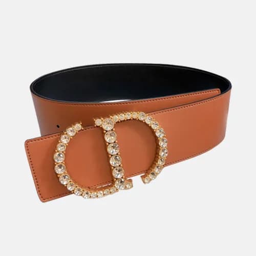 Dior 2021 Women's Leather Belt - 디올 2021 여성용 레… - 1