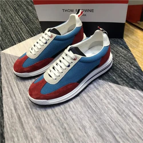 Thom Brown 2021 Men's Leather Sneakers - 톰브라운 … - 1