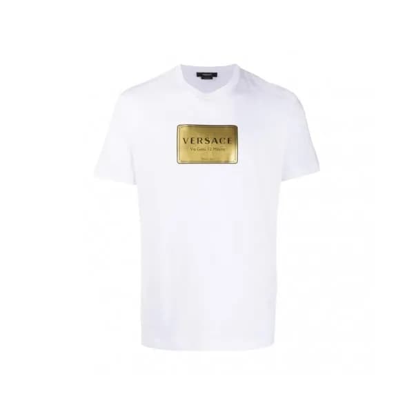 [베르사체]Versace 2021 Mens Logo Short Sleeved Tshirts… - 1