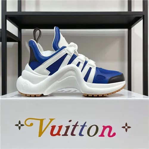 Louis Vuitton 2021 Men's Leather Sneakers - 루이… - 1