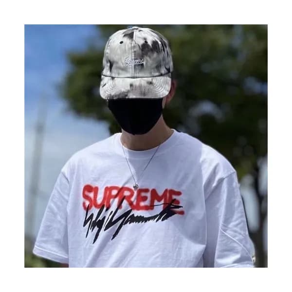 [요지야마모토]Y-3 2021 2021 Mens Logo Basic Cotton Short… - 1