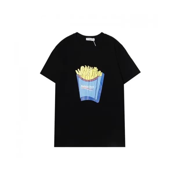 Balenciaga Mm/Wm Logo Cotton Short Sleeved Tshirt… - 1