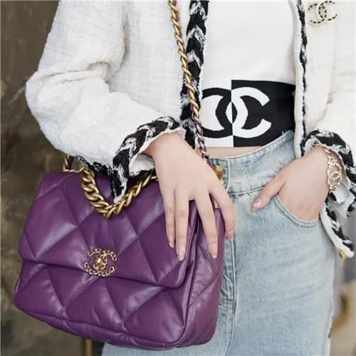 [럭셔리]Chanel 2021 Women's Leather Tote Bag/Shou… - 1