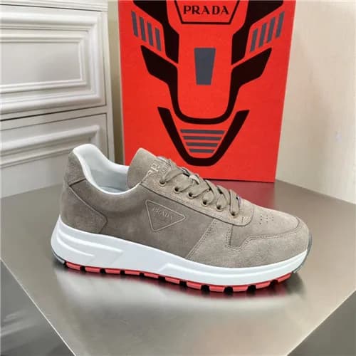 Prada 2021 Men's Leather Sneakers,PRAS0796 - 프… - 1