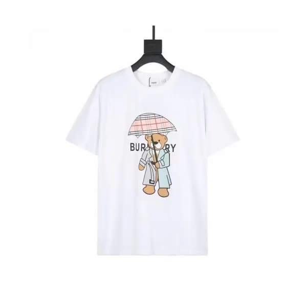 Burberry Mm/Wm Logo Cotton Short Sleeved Tshirts … - 1