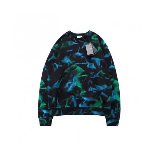 Saint Laurent Mens Cotton Tshirt - 입생로랑 남성 라운드 반팔티… - 1