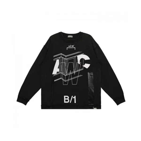 A-cold-wall Mens Logo Printing Cotton Man-to-man …
