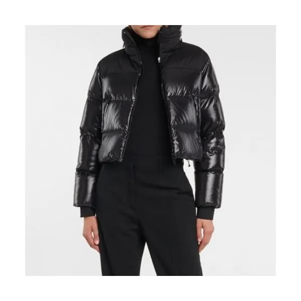 Moncler Womens Patch Logo Modern Duck Down Long P… - 1