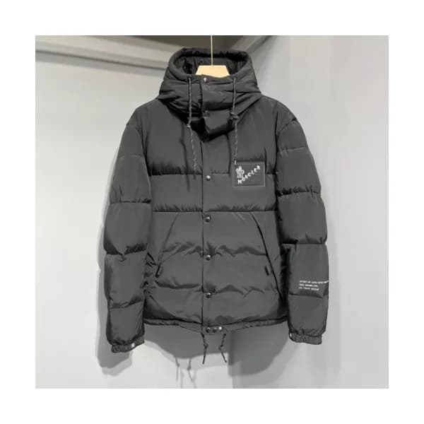 Moncler Mm/Wm Patch Logo Modern Down Padding Blac… - 1