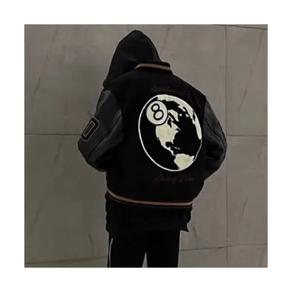 STUSSY Unisex Manuel Logo Jackets Black - 스터시 남… - 1
