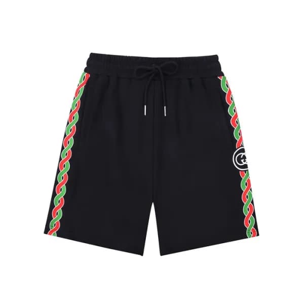 구찌 남성 캐쥬얼 블랙 반바지 - Mens Black Half-pants - guc0469… - 1