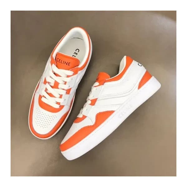 셀린느 남/녀 클래식 오렌지 스니커즈 - Unisex Orange Sneakers - ce… - 1