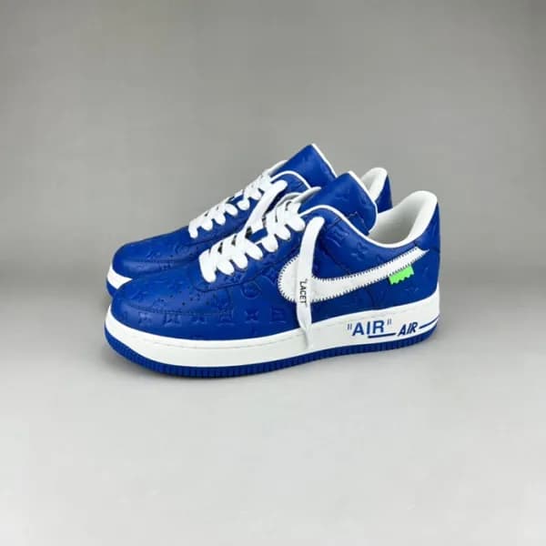 루이비통 남성 트렌디 블루 스니커즈 - Mens Blue Sneakers - lou0516… - 1