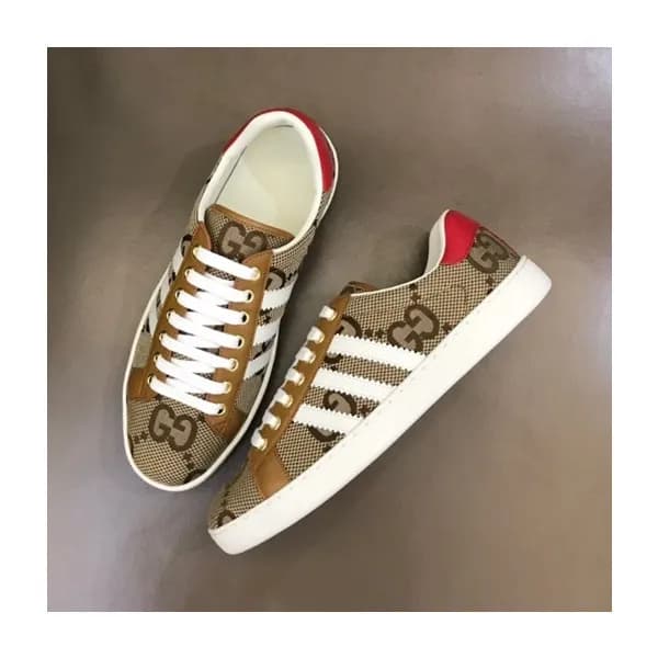 구찌 남성 클래식 카멜 스니커즈- Mens Camel Sneakers - guc05129X - 1