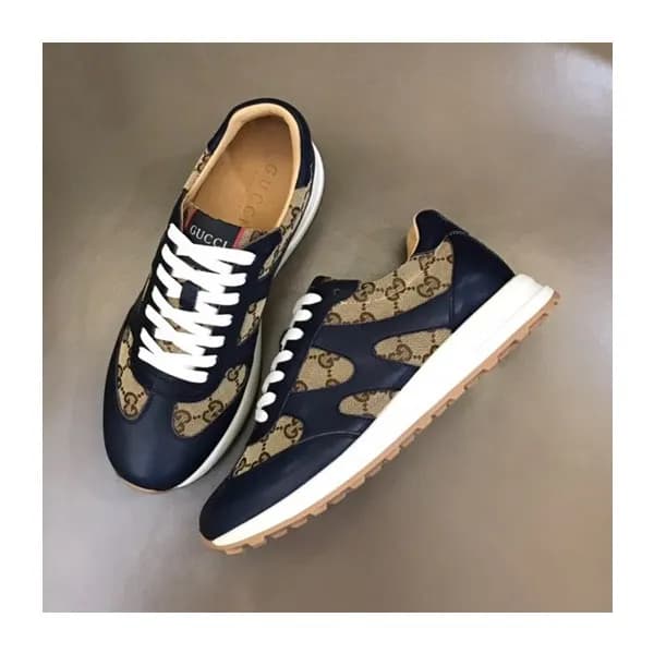 구찌 남성 클래식 블랙 스니커즈- Mens Black Sneakers - guc05140X - 1