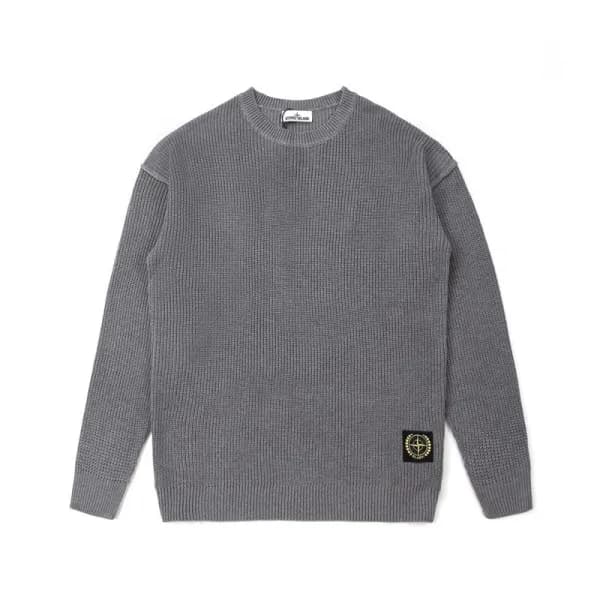 스톤아일랜드 남성 그레이 크루넥 니트 - Stone Island Mens Gray Knit… - 1