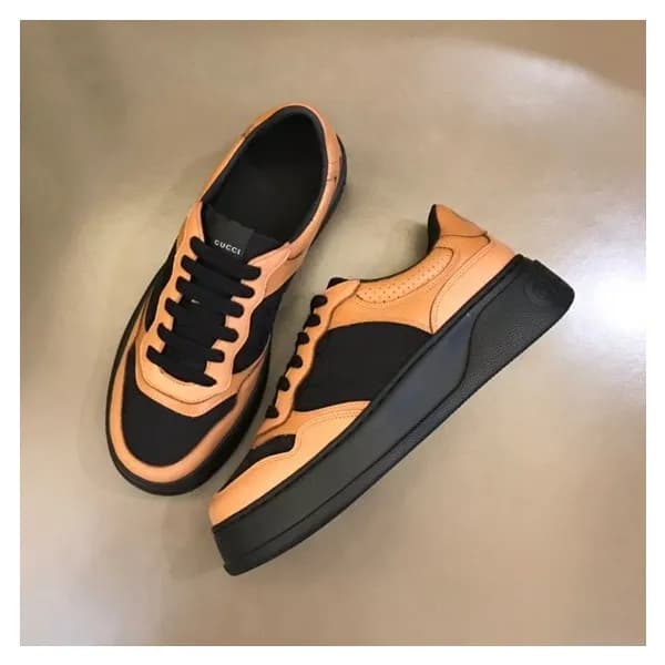 구찌 남/녀 카멜 스니커즈 - Gucci Unisex Camel Sneakers - gu1… - 1