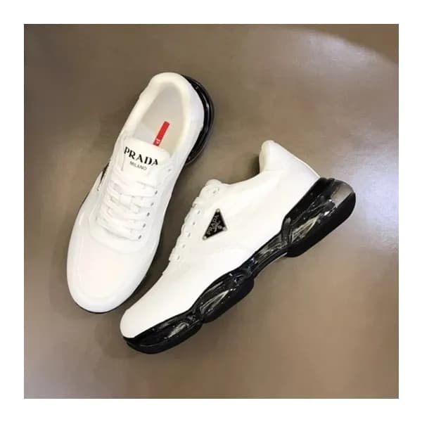 프라다 남성 화이트 스니커즈 - Prada Mens White Sneakers - pr28… - 1
