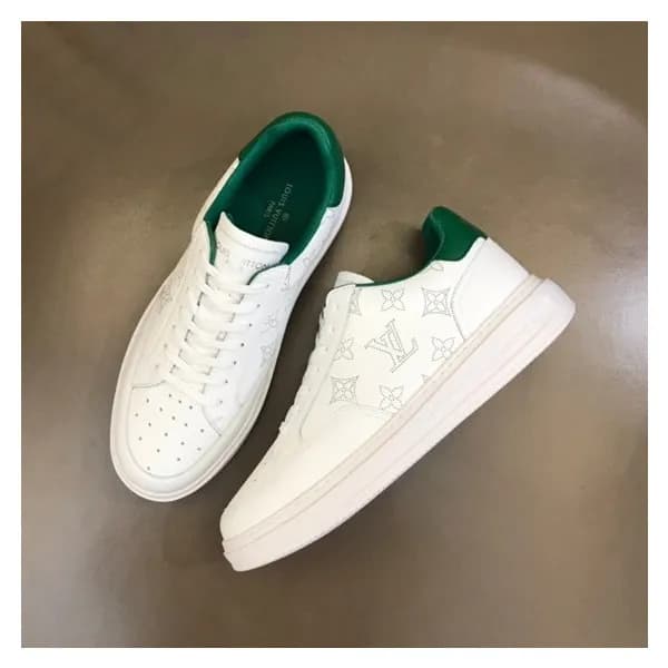 루이비통 남성 그린탭 스니커즈 - Louis vuitton Mens Green Sneake… - 1