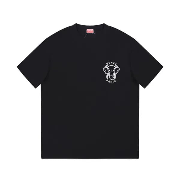 겐조 남/녀 블랙 크루넥 반팔티 - Kenzo Unisex Black Tshirts - k…