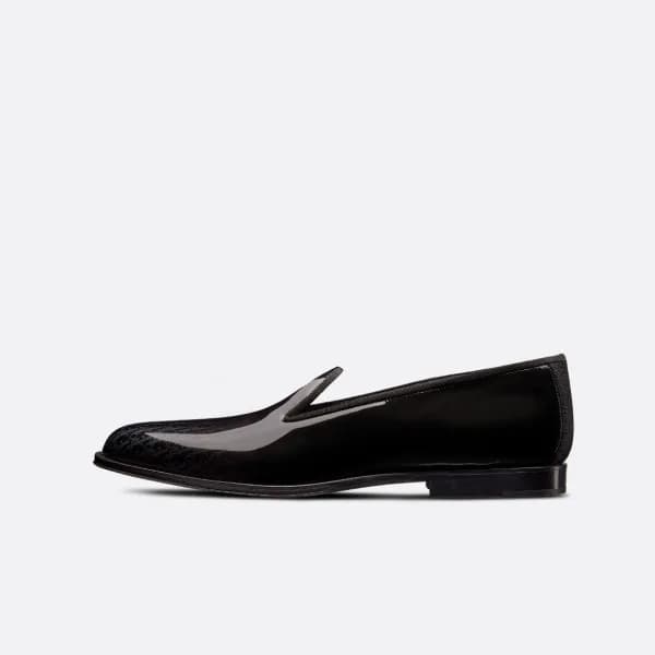 디올 남성 블랙 로퍼 - Dior Mens Black Loafer - di589x - 1